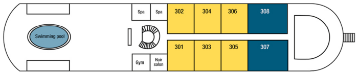 Ship Interior & Deck Plans on RV La Marguerite